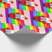 LGBTのサンタクロース、人間の権利 ラッピングペーパー (角)