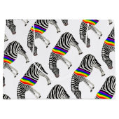 LGBTのシマウマ ラージペーパーバッグ (正面)