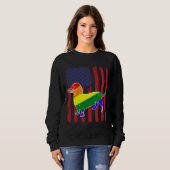 Lgbtのダックスント スウェットシャツ (正面フル)