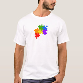 LGBTのパズル Tシャツ