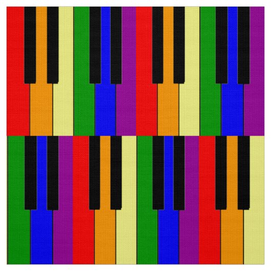 LGBTのピアノ鍵 ファブリック (見本)