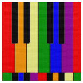 LGBTのピアノ鍵 ファブリック (クローズアップ)