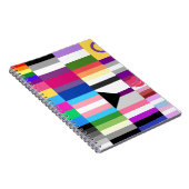 LGBTのプライドの旗のコラージュ ノートブック (右側)