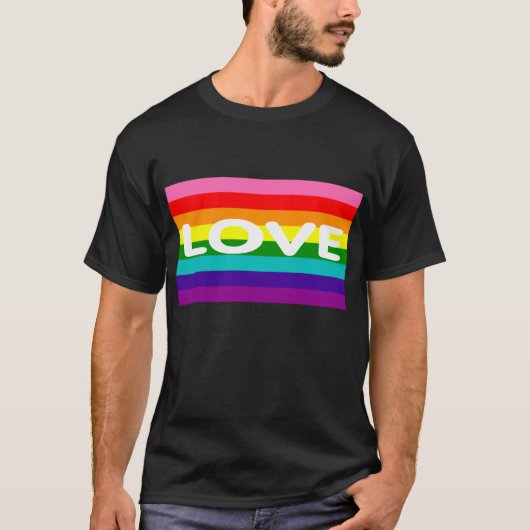 LGBTのプライドの旗 Tシャツ (正面)
