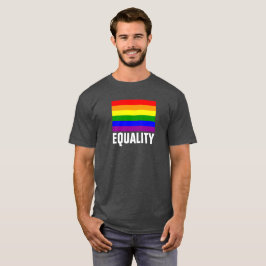 LGBTのプライドの虹のワイシャツ Tシャツ