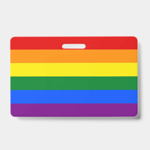 LGBTのプライドフラグ付きネームバッジ バッジ