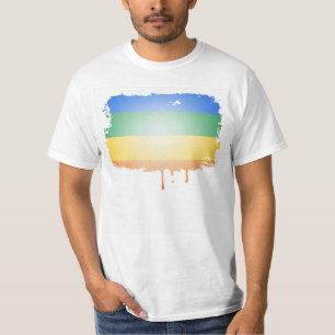 LGBTのプライド3D色 Tシャツ