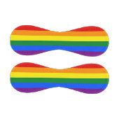 LGBTのレインボープライド国旗を掲げた愛国野球 野球ボール (パネル)