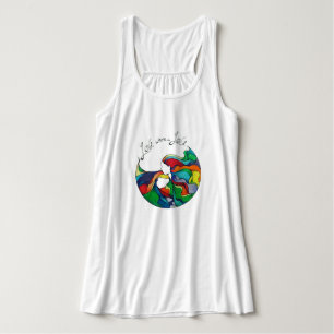 LGBTのレズビアン愛flowy racerbackタンク タンクトップ