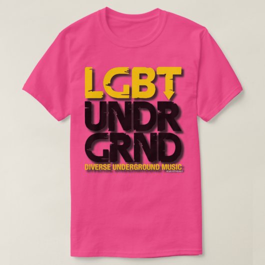 LGBTのロゴ Tシャツ (デザイン正面)