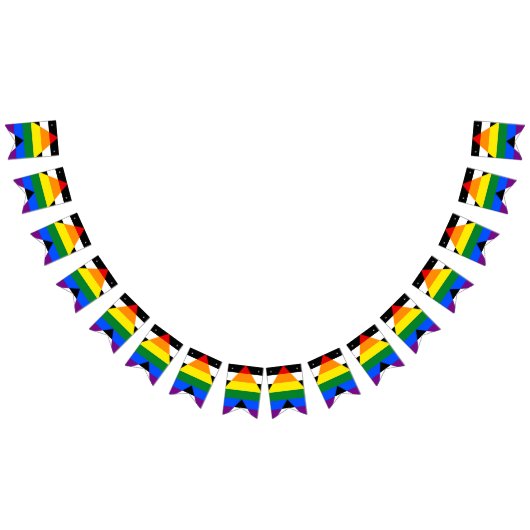 LGBTの同盟国に旗を掲げる旗 バンティングフラッグ (全)