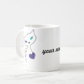 LGBTの孤独な猫 コーヒーマグカップ (正面左)