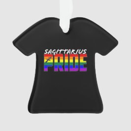 LGBTの射手座のプライドの旗の(占星術の)十二宮図の印 オーナメント