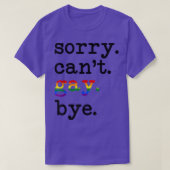 Lgbtの平等の権利LgをサポートするCantゲイ Tシャツ (デザイン正面)