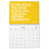 LGBTの平等 カレンダー (3月 2027)