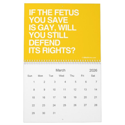 LGBTの平等 カレンダー (3月 2026)