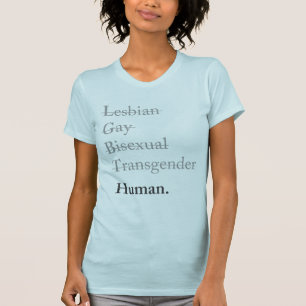 LGBTの平等-ゲイプライドのワイシャツ(背部印刷無し) Tシャツ