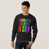 Lgbtの平等 スウェットシャツ (正面フル)