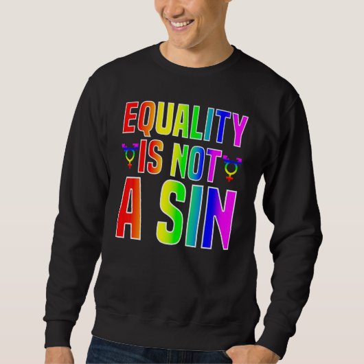 Lgbtの平等 スウェットシャツ (正面)