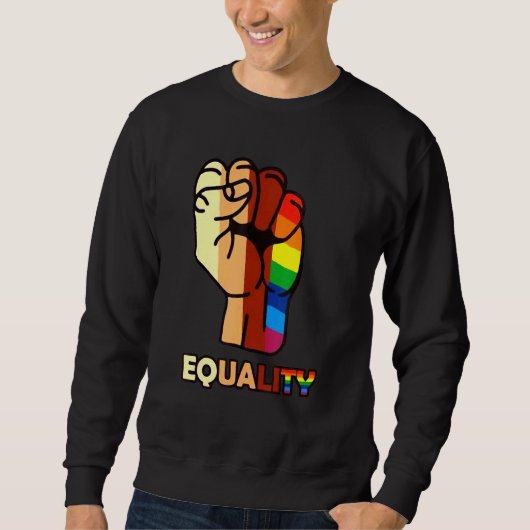 Lgbtの平等 スウェットシャツ (正面)