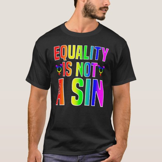 Lgbtの平等 Tシャツ (正面)