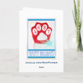 LGBTの幸せな休日カード シーズンカード (裏面)