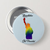 LGBTの抗議は平等ボタンに抵抗します 缶バッジ (正面&裏面)