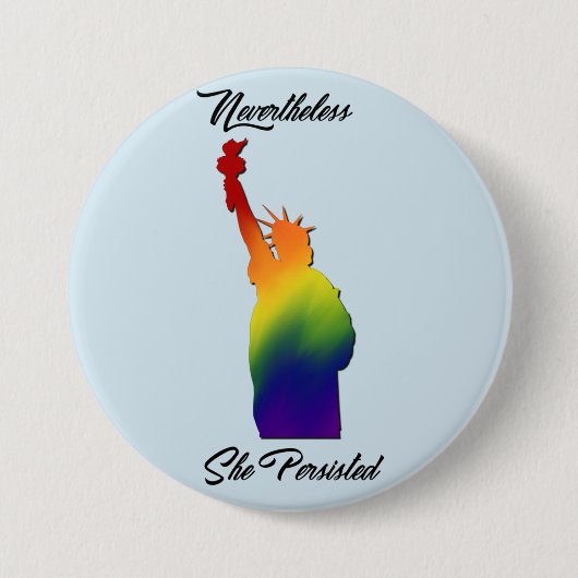 LGBTの抗議は平等ボタンに抵抗します 缶バッジ (正面)