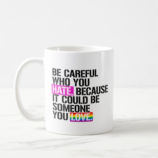 LGBTの抵抗 コーヒーマグカップ (左)
