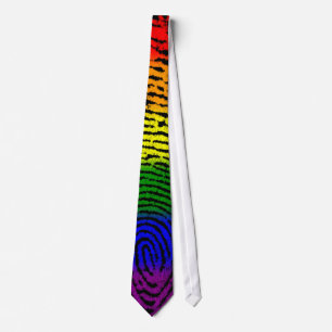 LGBTの指紋 ネクタイ