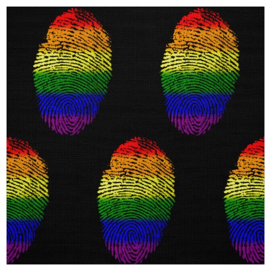 LGBTの指紋 ファブリック (見本)