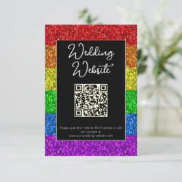 LGBTの旗 レインボー 輝き ゲイ レズビアン 結婚 エンクロージャーカード