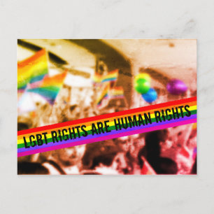 LGBTの権利は人権プライドパレード ポストカード
