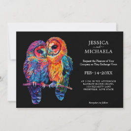 🌈 LGBTの永恒なる統一を祝うウェディングフォト 招待状