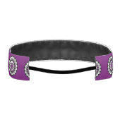 LGBTの無性プライドの旗は着色します曼荼羅1-1/2を" アスレチックヘッドバンド (裏面)