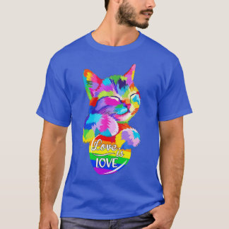 LGBTの猫好きが愛 Tシャツ