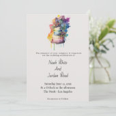 LGBTの結婚ケーキプライド 招待状 (スタンド正面)