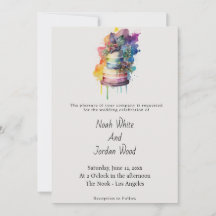 LGBTの結婚ケーキプライド