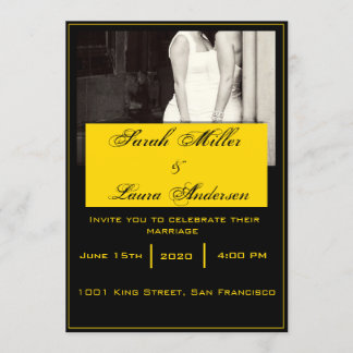 LGBTの結婚式招待状 招待状