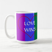 LGBTの色が好きでコーヒーマグを獲得 コーヒーマグカップ (左)