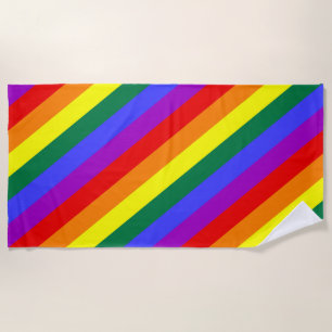LGBTの色彩が濃い ビーチタオル