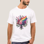 LGBTの花束 Tシャツ (正面)