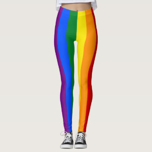 LGBTの虹のゲイプライドの旗 レギンス