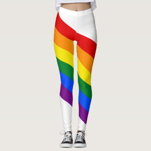 LGBTの虹のゲイプライドの旗 レギンス