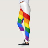 LGBTの虹のゲイプライドの旗 レギンス (左)