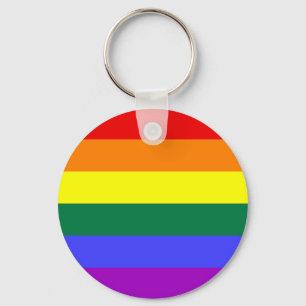 LGBTの虹の旗 キーホルダー