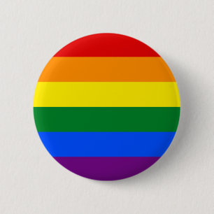 LGBTの虹の旗 缶バッジ