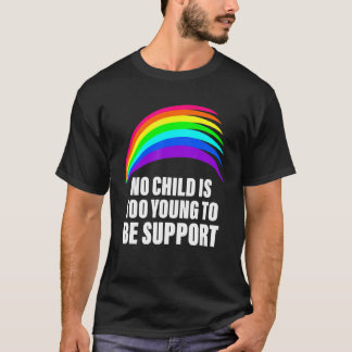 Lgbtの衣装を身に付けるには子どもが幼すぎない Tシャツ