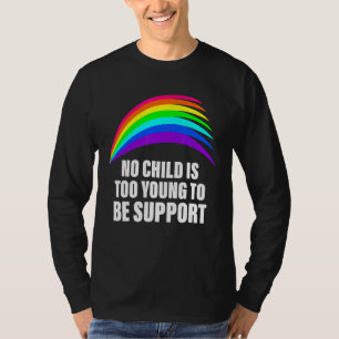 Lgbtの衣装を身に付けるには子どもが幼すぎない Tシャツ