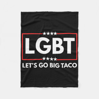 Lgbtはビッグタコトランプ フリースブランケット